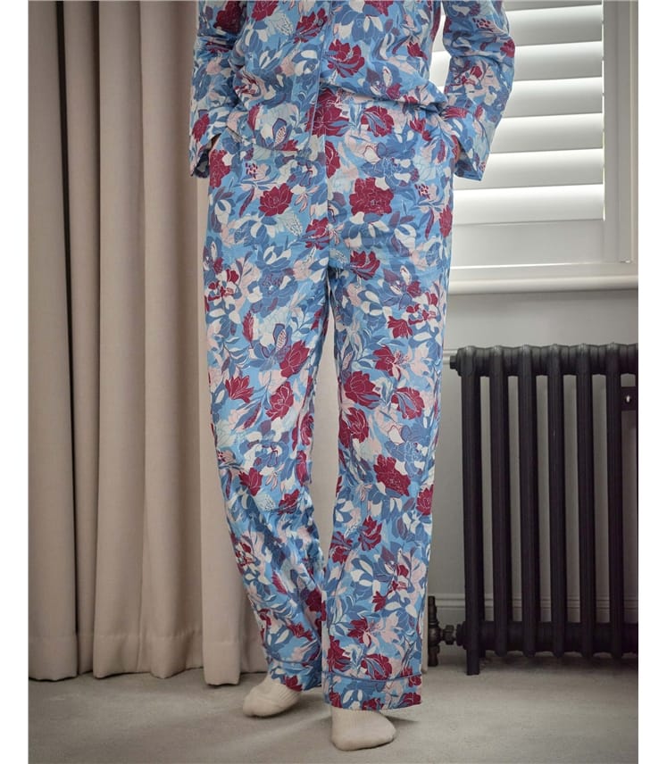Bas de pyjama tissé