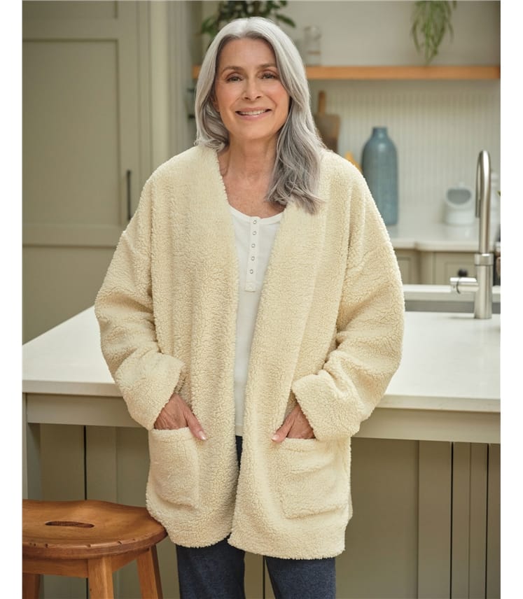 Super Soft Borg Cardigan