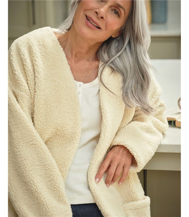 Super Soft Borg Cardigan