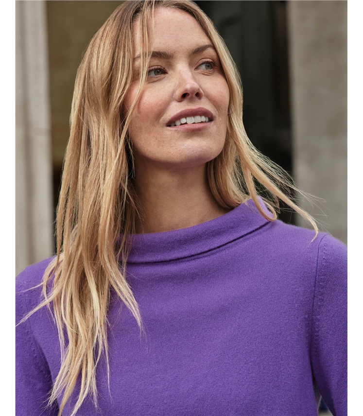 Cashmere Bardot Neck Jumper