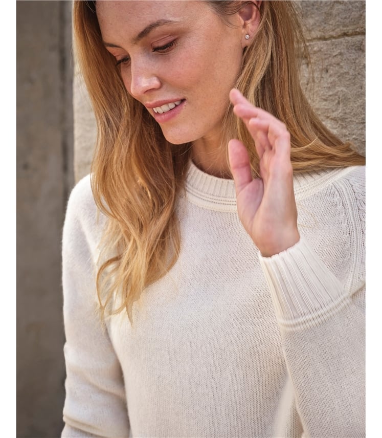 Cashmere Lofty Raglan Sleeve Sweater