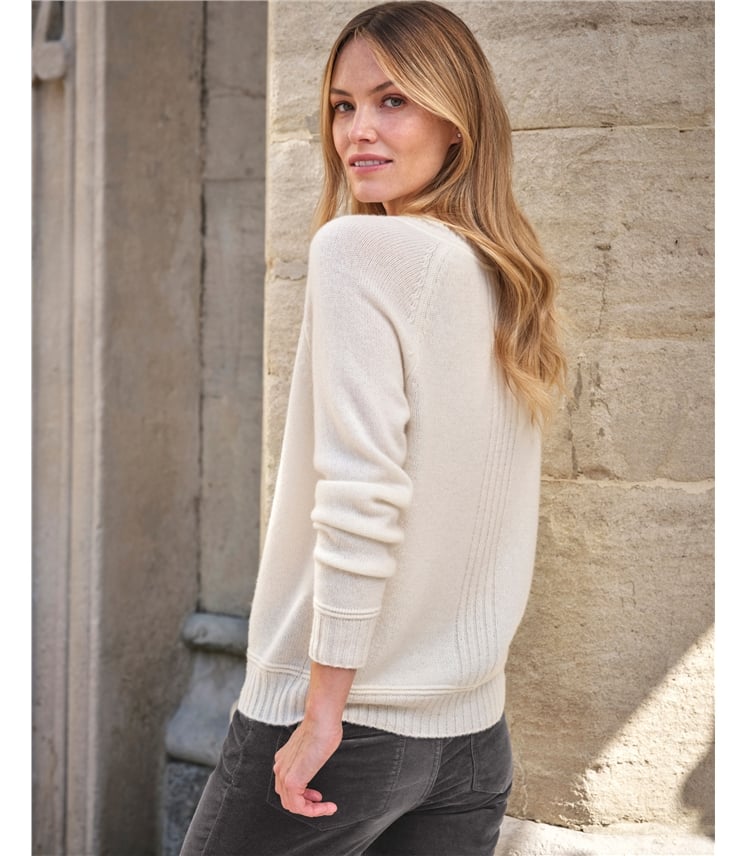 Cashmere Lofty Raglan Sleeve Sweater