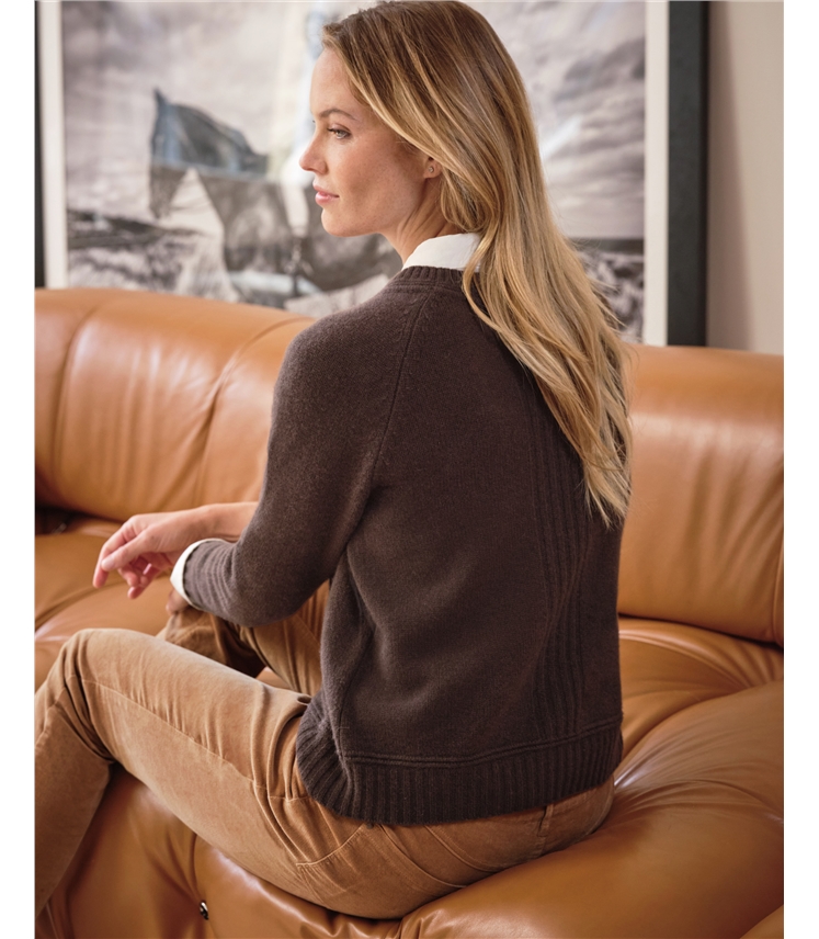 Cashmere Lofty Raglan Sleeve Jumper