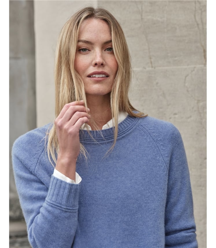 Cashmere Lofty Raglan Sleeve Sweater