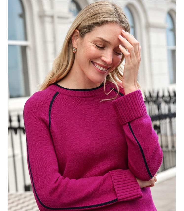 Cashmere Lofty Tipped Sweater