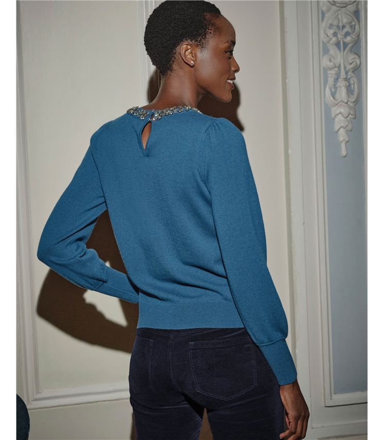 Leather Sweater Crystal