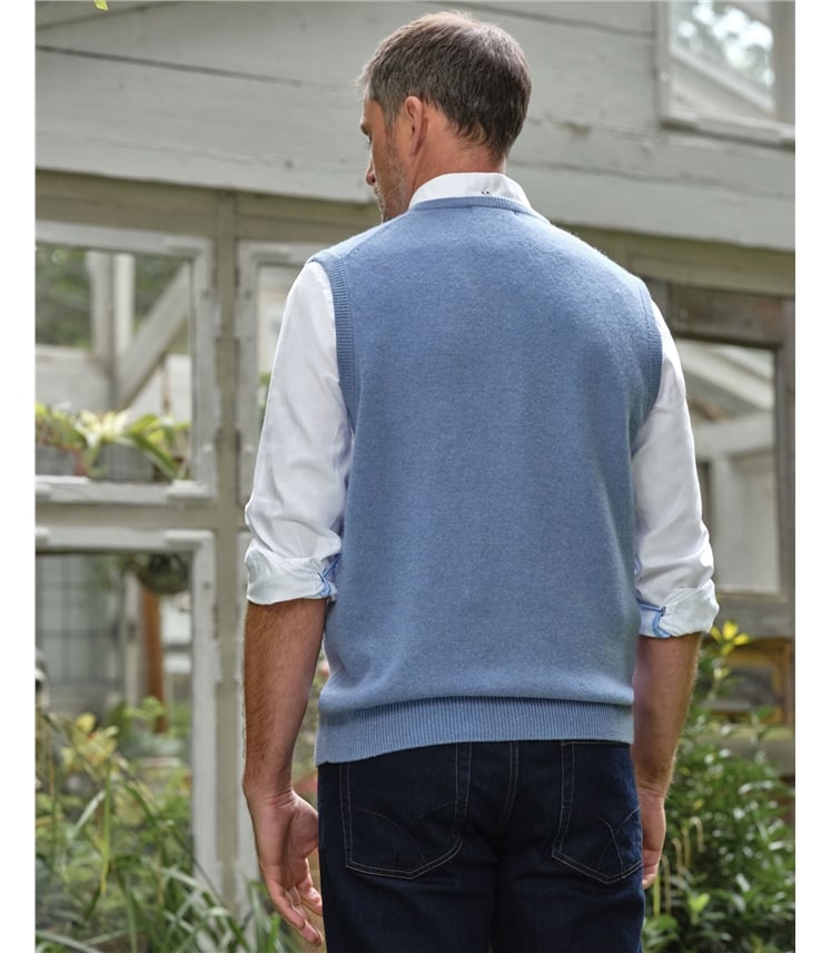 Pull sans manches - Homme - Laine d’agneau