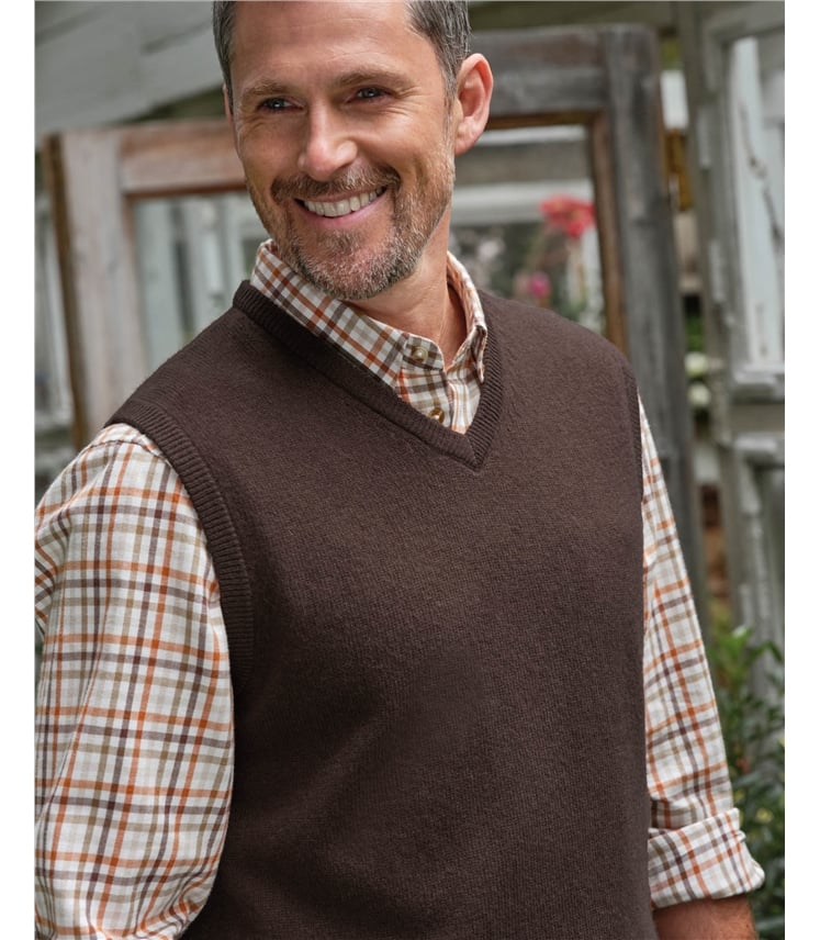 Pull sans manches - Homme - Laine d’agneau