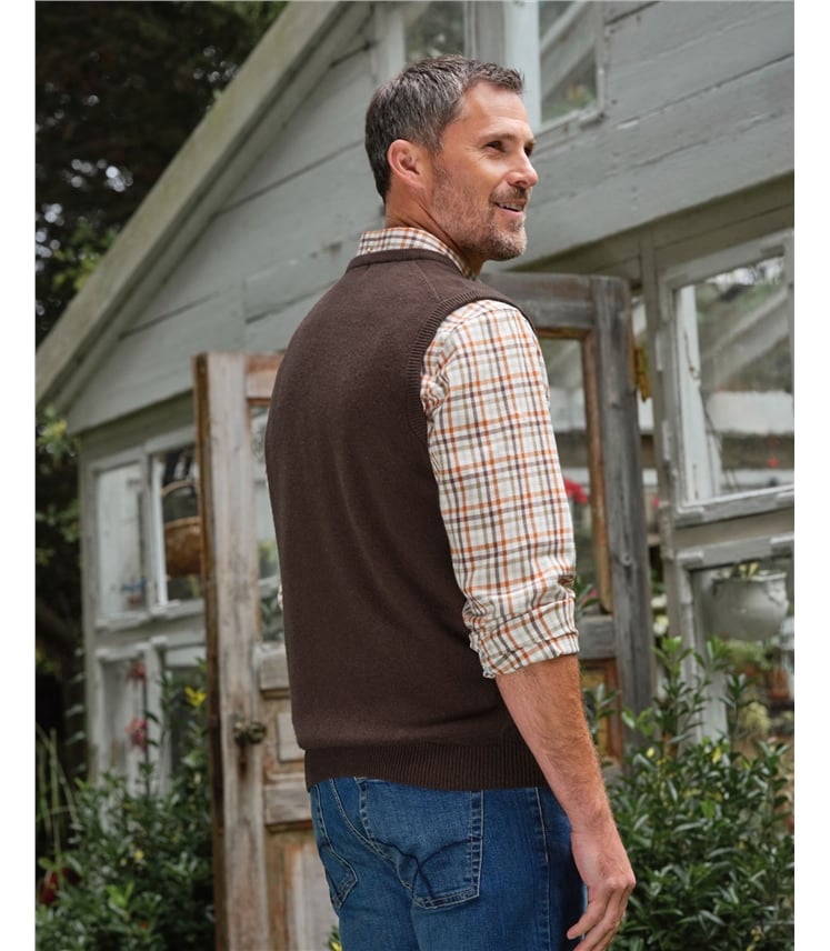 Pull sans manches - Homme - Laine d’agneau