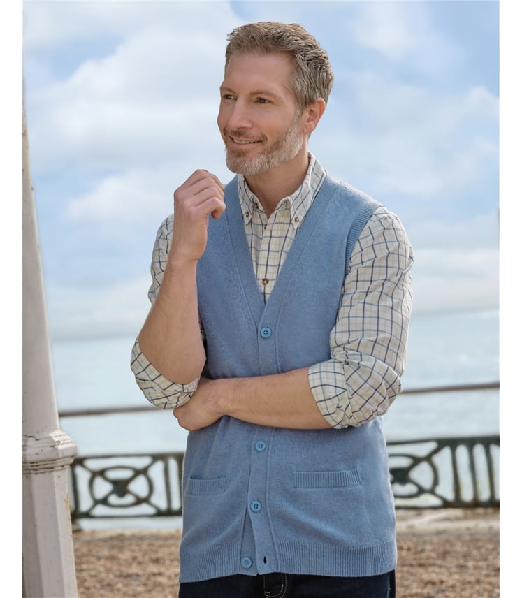 Gilet - Homme - Laine d’agneau certifiée 100% RWS