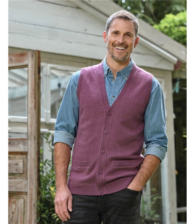 Gilet - Homme - Laine d’agneau certifiée 100% RWS