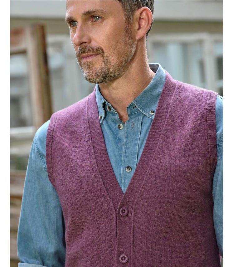 Gilet - Homme - Laine d’agneau certifiée 100% RWS