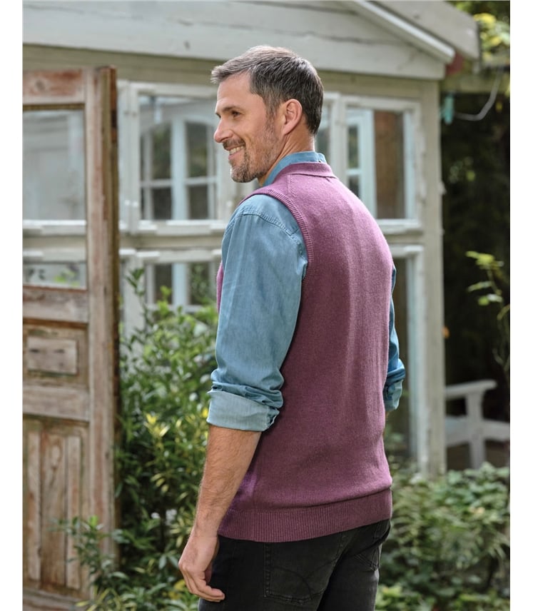 Gilet - Homme - Laine d’agneau certifiée 100% RWS