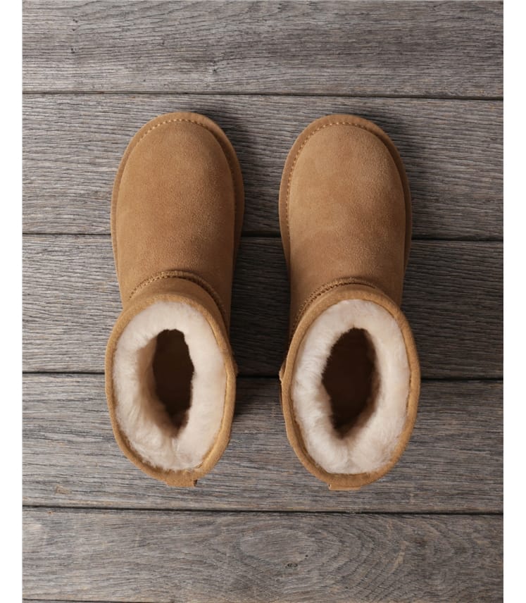 Womens Suede Short Boot