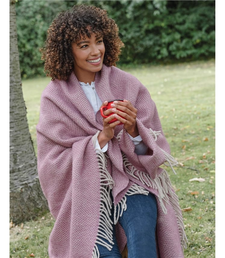 Pure Wool Beehive Throw