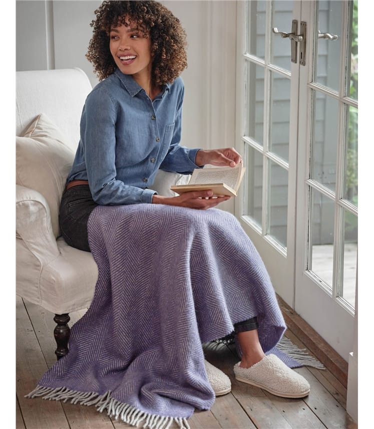 Couverture écossaise en Tartan - Pure Laine