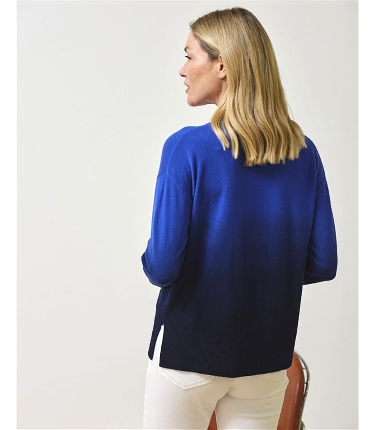 Cashmere Blend Ombre Sweater