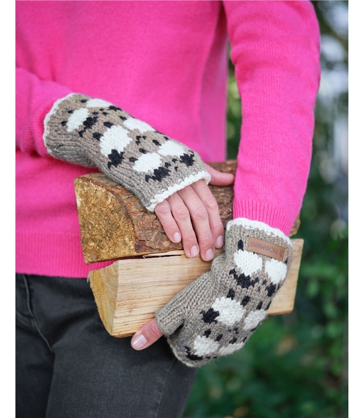 Sheep Fairisle Wristwarmers