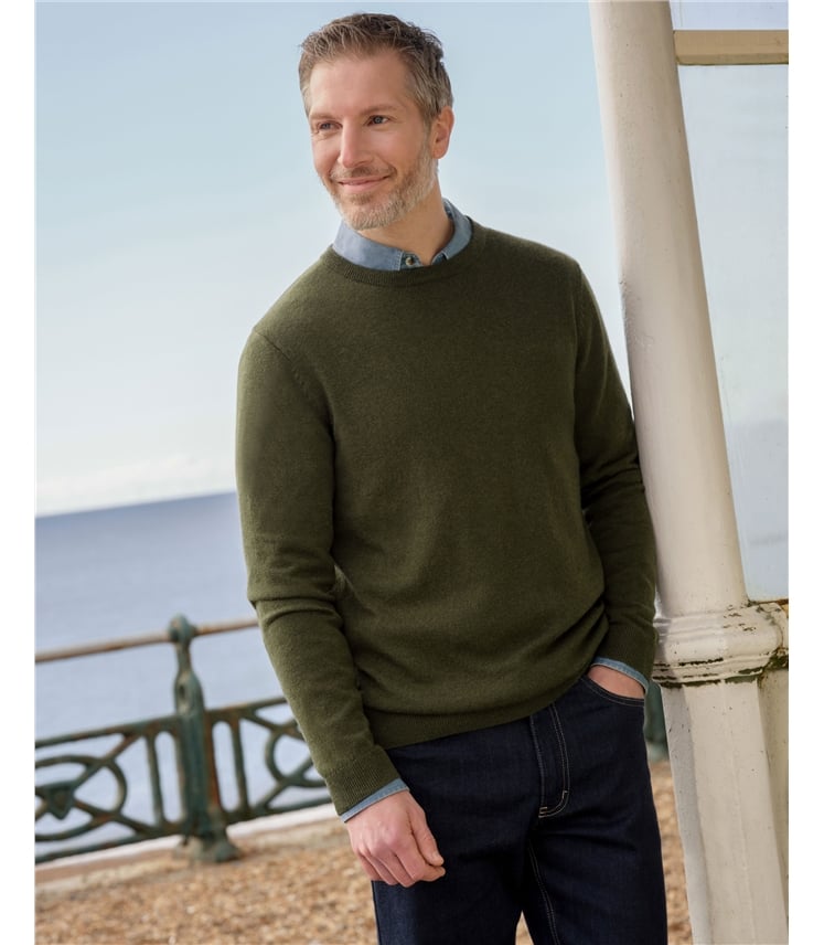 Cashmere Merino Crew Neck Jumper