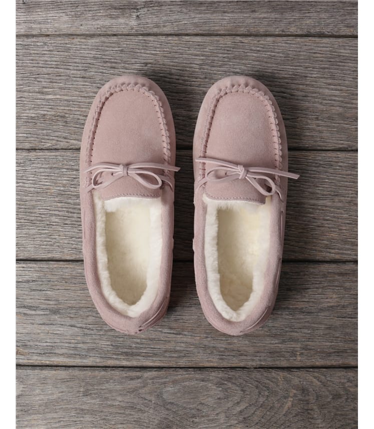 Moccasins für Damen mit fester Sohle