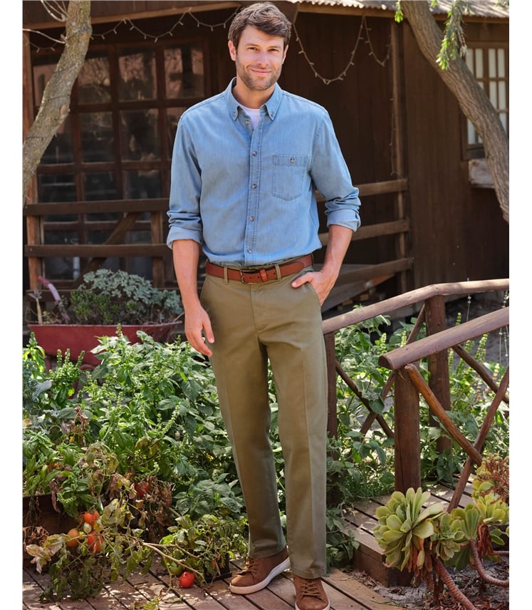 Leo Cotton Stretch Chino