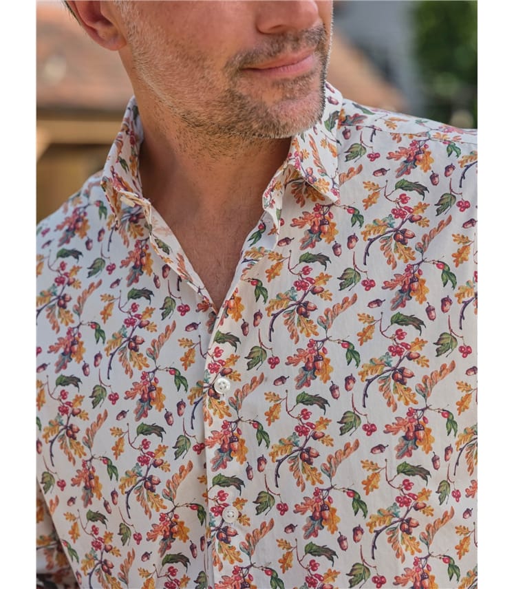 Printed Long Sleeve Shirt