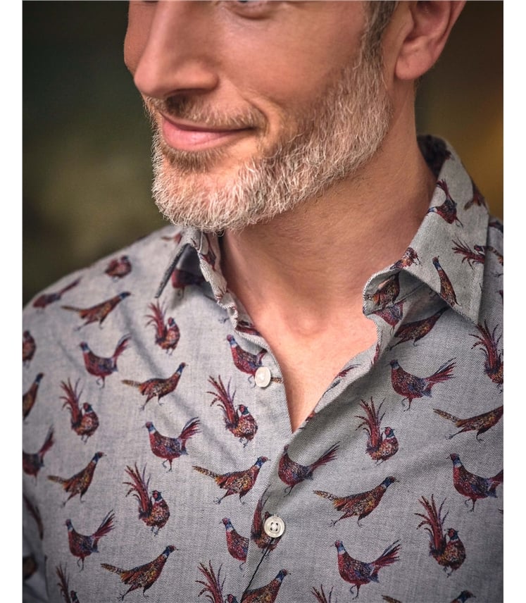 Printed Long Sleeve Shirt