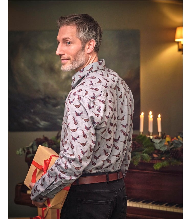 Printed Long Sleeve Shirt