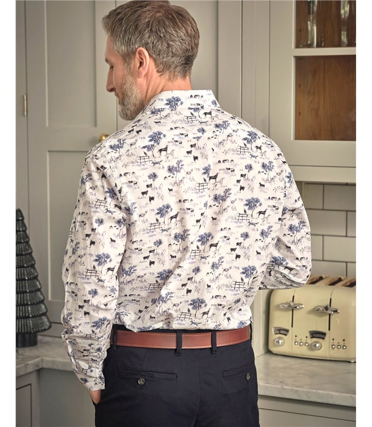 Printed Long Sleeve Shirt