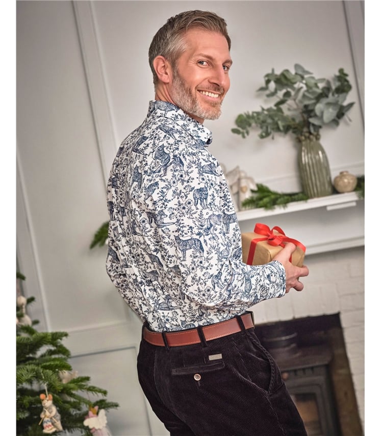 Printed Long Sleeve Shirt