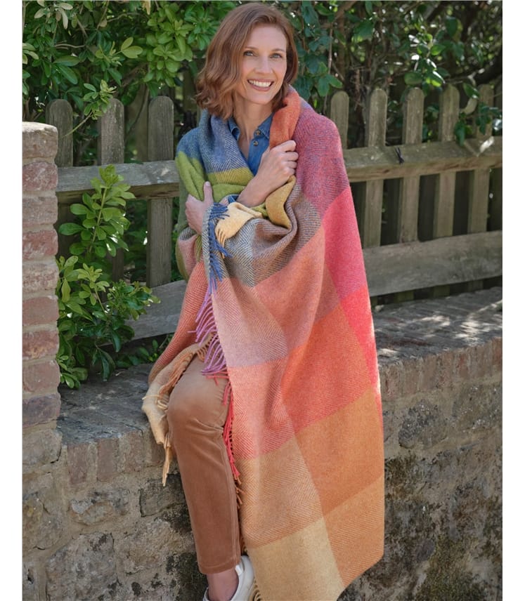Sunset Pure Wool Throw
