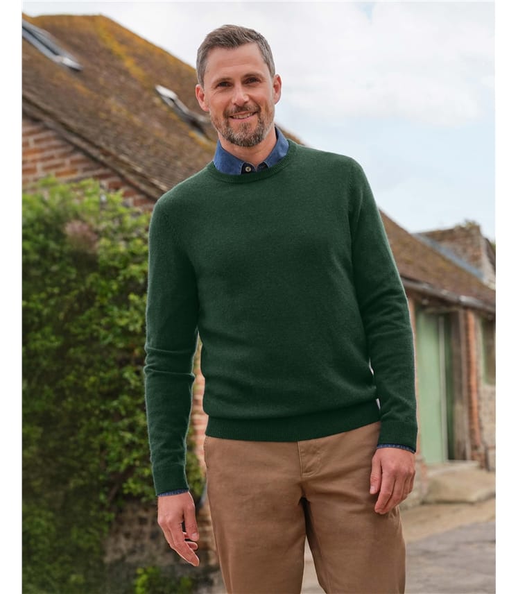 Cashmere Merino Crew Neck Jumper