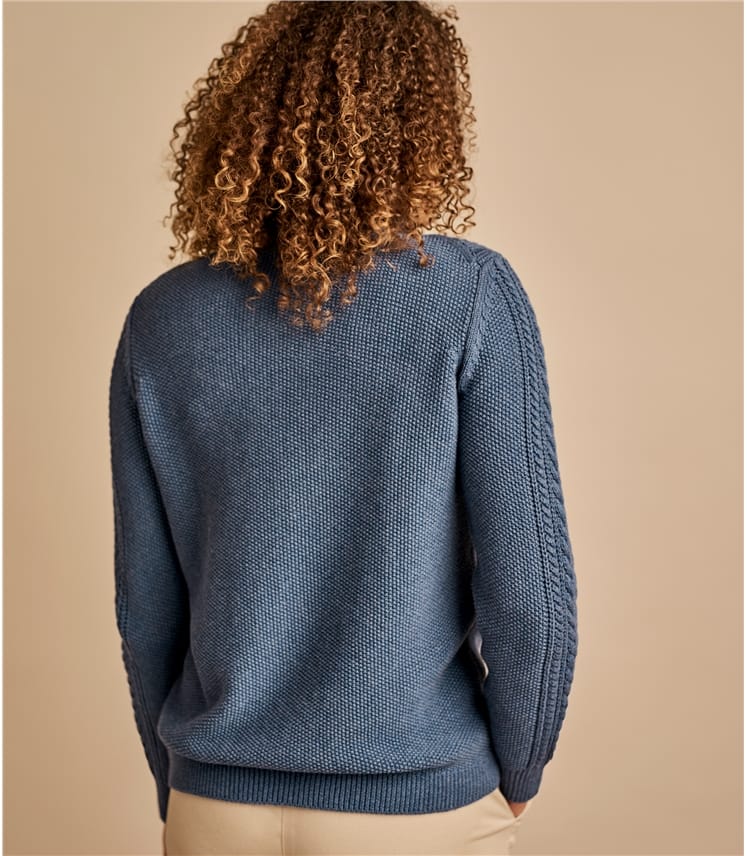 womens mock neck sweater