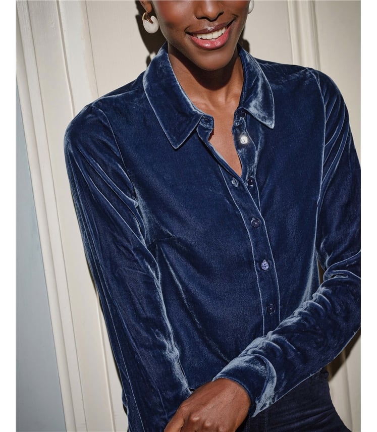 Velvet Silk Shirt