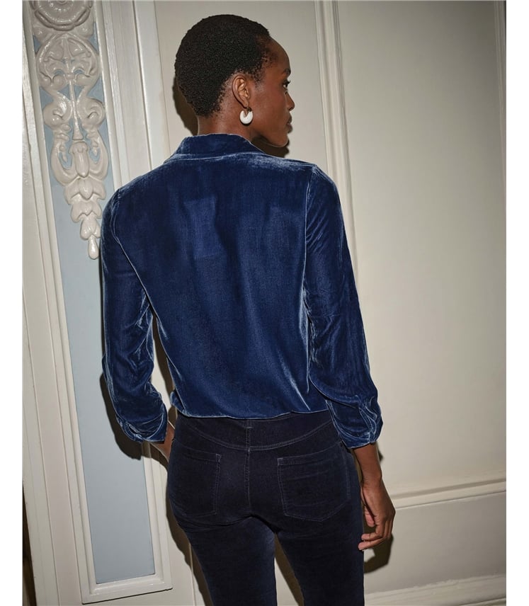 Velvet Silk Shirt