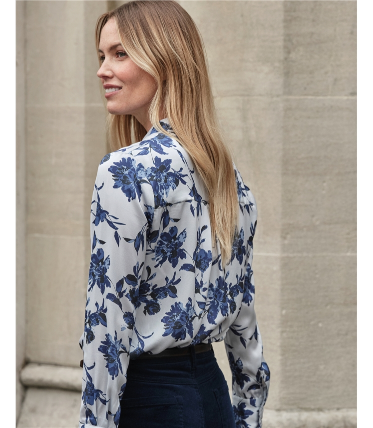 Sand Washed Pure Silk Satin Blouse