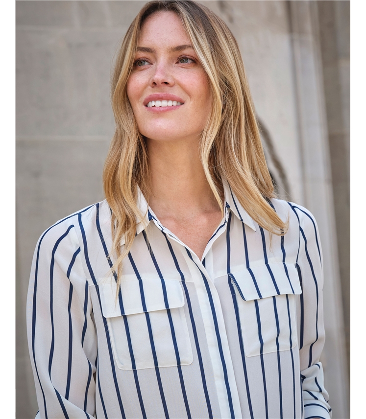 Silk Pocket Shirt