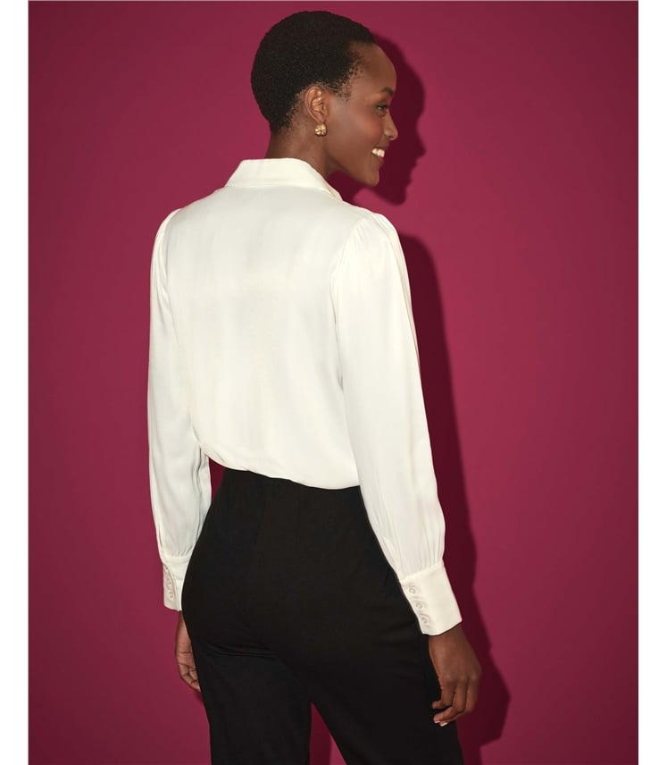 Lace Yoke Blouse