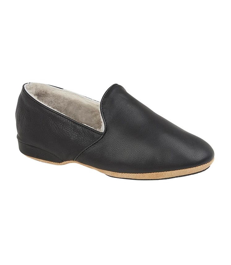 Mens Draper Albert Leather Slippers