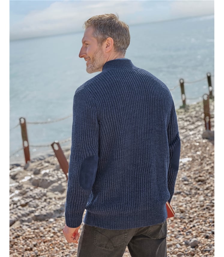 Pure Wool Countryman Button Cardigan