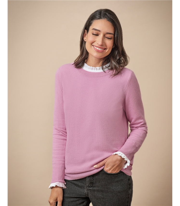 Womens Cashmere Boyfriend Sweater