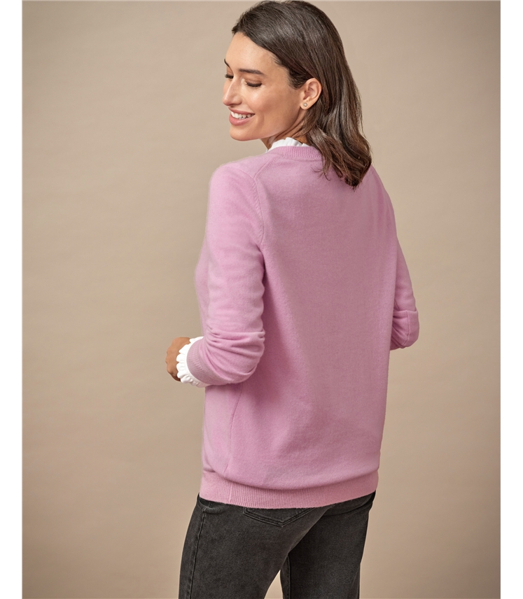 Womens Cashmere Boyfriend Sweater