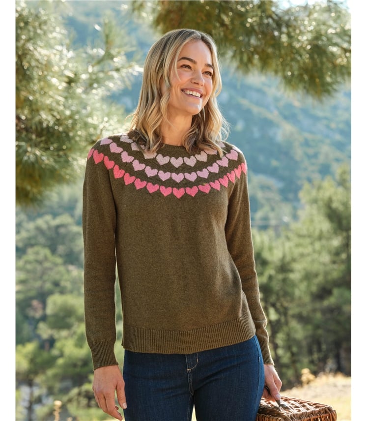 Heart Yoke Jumper