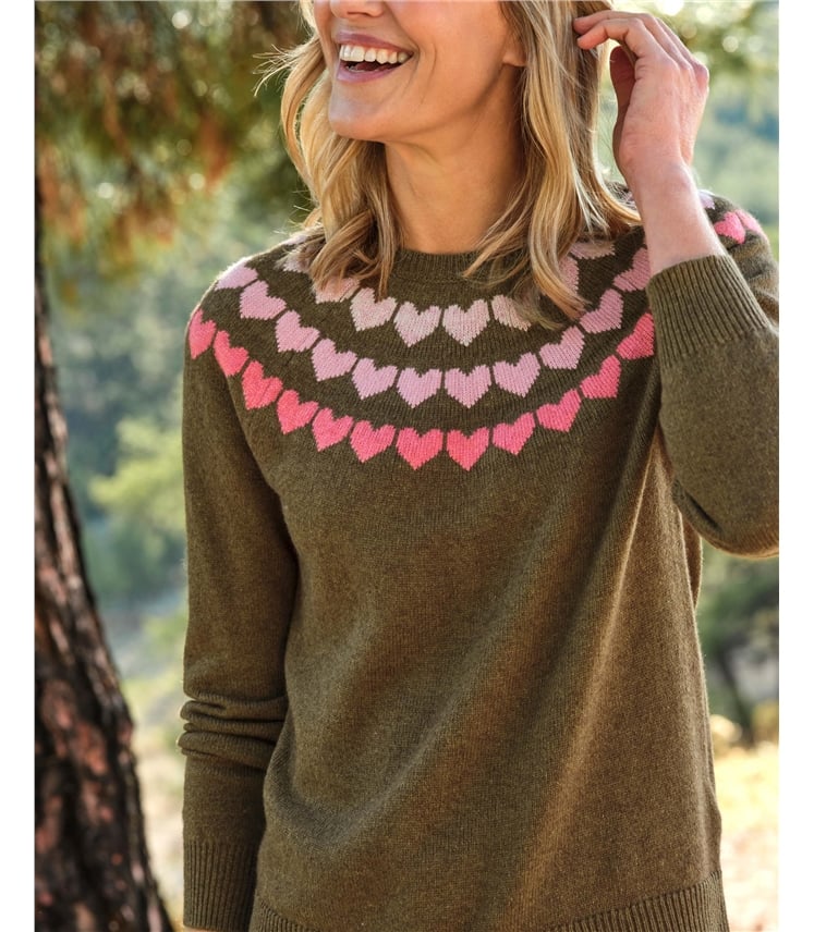 Heart Yoke Jumper