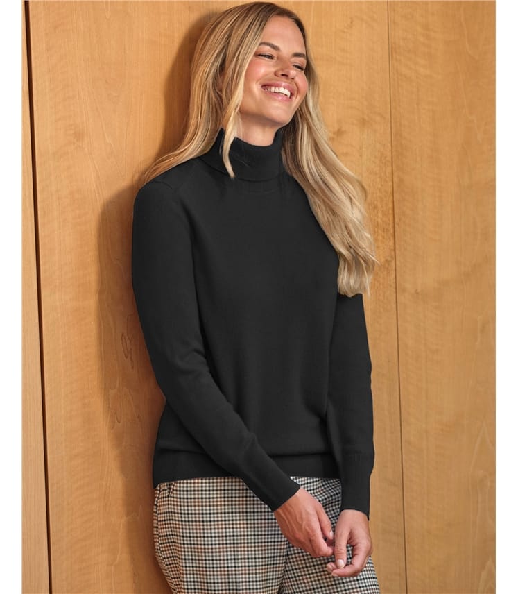 10251 Anthracite Polo Neck T-Shirt