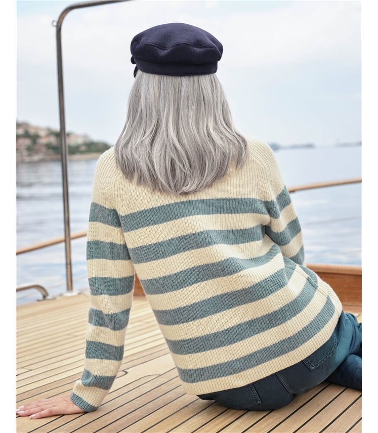 Breton Mock Neck Jumper