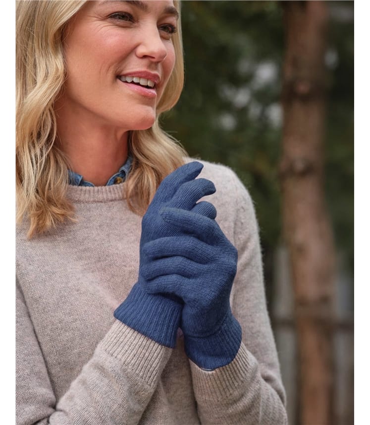 Handschuhe aus Lammwolle für Damen