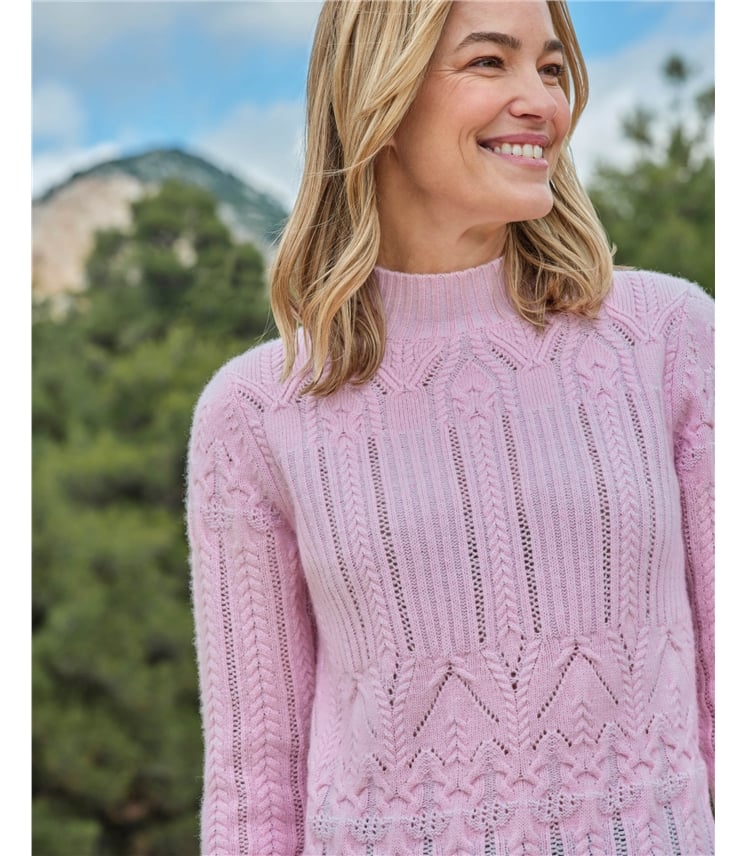 Turtle Neck Textured Jumper