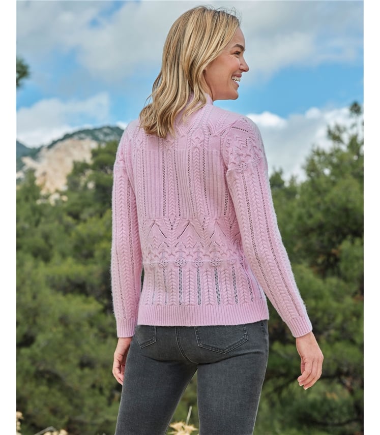 Turtle Neck Textured Jumper