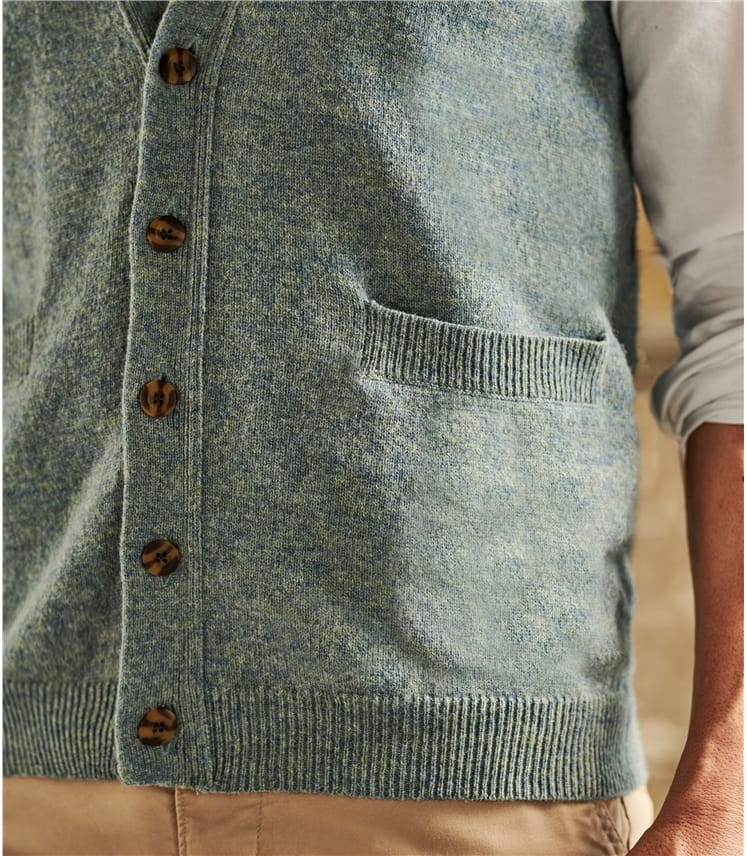 Mens Lambswool Waistcoat